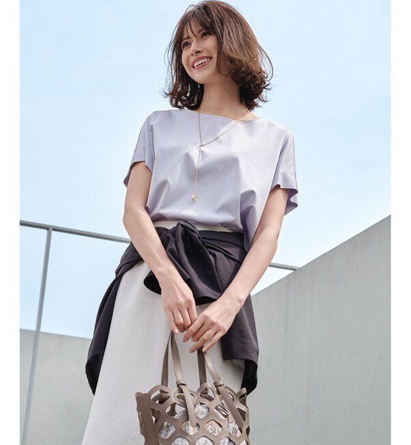 23区「【Oggi6月号掲載】Ratti ドローイング ペイズリー プリント コンビ バッグ」|ハンドバッグ|