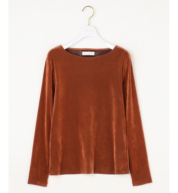 any SiS「【洗える】チュールベロア プルオーバー」|Tシャツ・カットソー|