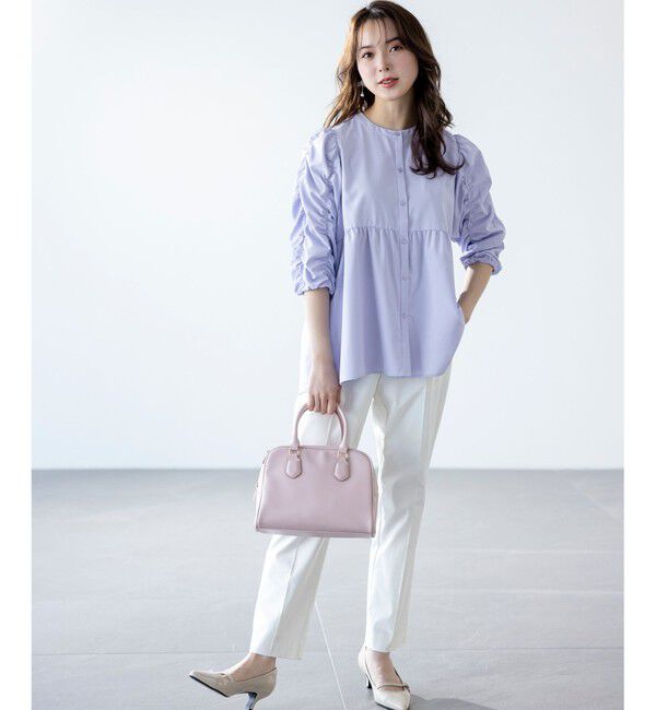 ANY SIS「【ストレッチ・接触冷感・撥水・UVカット・洗える】エアリーストレッチ テーパードパンツ」|その他|