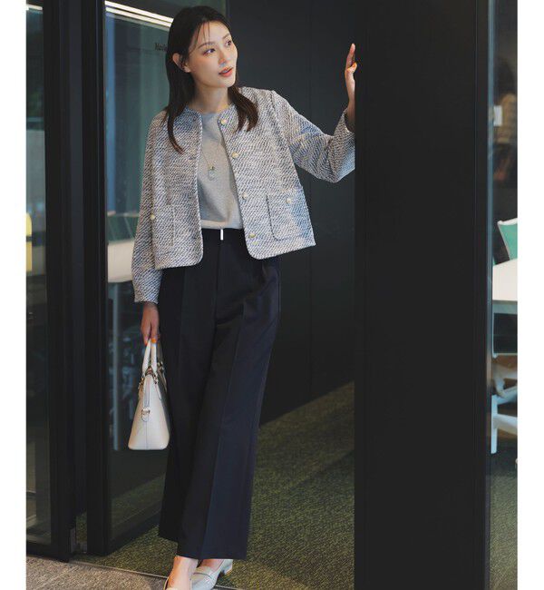 ANY SIS「ウーステッドエステル ワイドパンツ」|その他|
