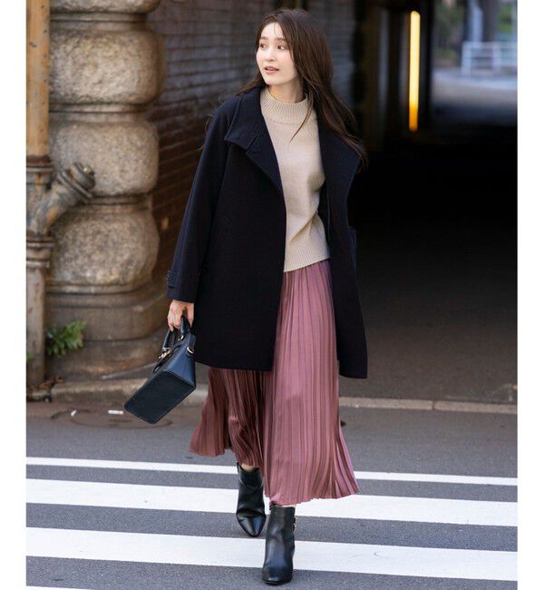 ANY SIS「ウールライクスタンドカラー ミドルコート」|その他|