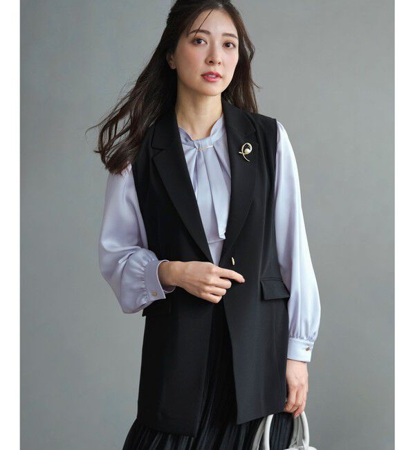 ANY SIS「セレモニーダブルクロス ジレ」|その他|