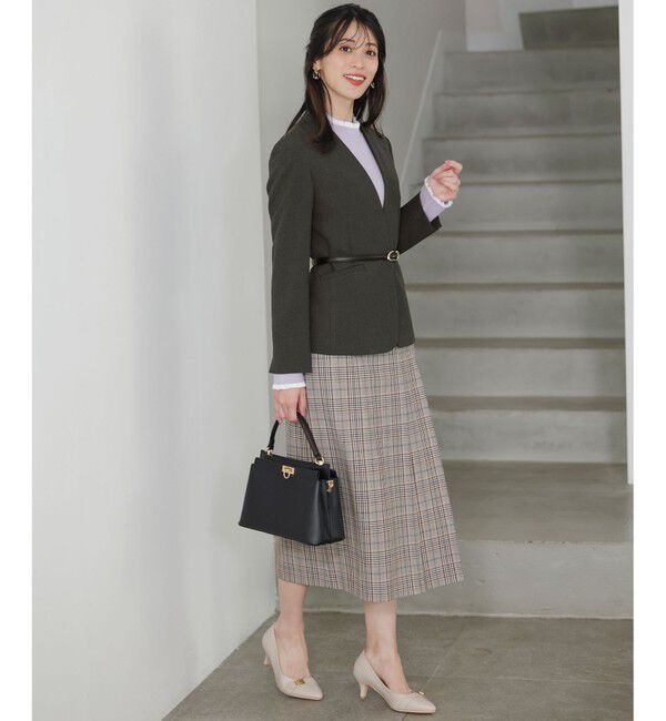 ANY SIS「ビューティサーモ2WAYストレッチ ラップ スカート」|スカート|