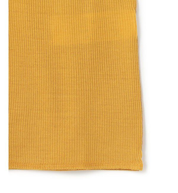 BEIGE,「【洗える・GISELe 10月号掲載】FORD / ウール配色メローヘンリーネックカットソー」|Tシャツ・カットソー|