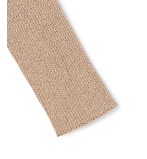 BEIGE,「【ロングセラー】WILLOW / ストレッチクルーネックリブニット」|ニット・セーター|