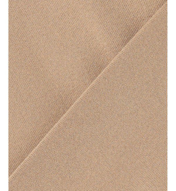 BEIGE,「【ロングセラー】WILLOW / ストレッチクルーネックリブニット」|ニット・セーター|