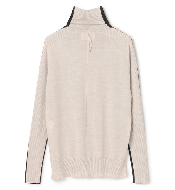 BEIGE,「【洗える・VERY NaVY掲載】LA MONNAIE / バイカラーウールタートルニット」|ニット・セーター|