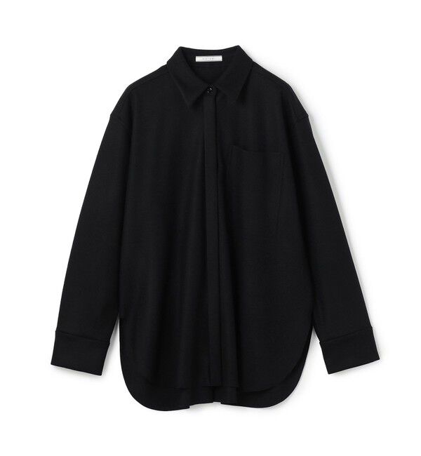 BEIGE,「【Oggi掲載】MONTAIGNE / ウールオーバーサイズシャツ」|シャツ・ブラウス|