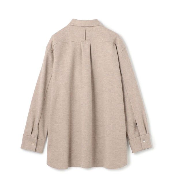 BEIGE,「【Oggi掲載】MONTAIGNE / ウールオーバーサイズシャツ」|シャツ・ブラウス|