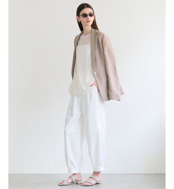 BEIGE,「【Precious掲載】YANN / 裾カフス イージーアンクルパンツ」|その他|