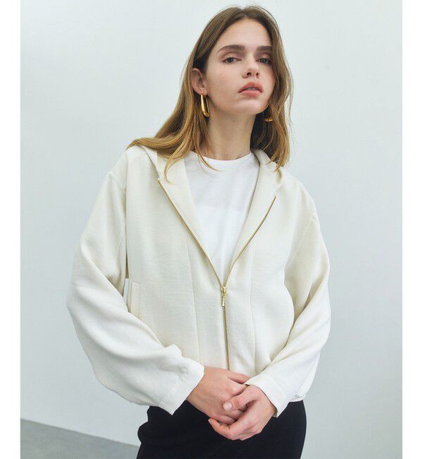 BEIGE,「BROOM / ライトフーディーブルゾン」|Tシャツ・カットソー|Ecru