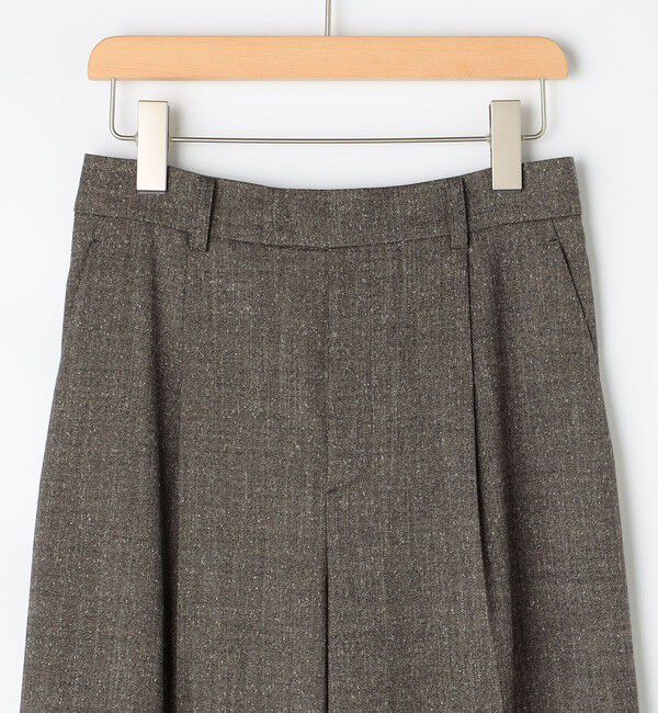 NOLLEY'S「《ストレッチ》ウォッシャブルネップツイードワイドパンツ」|その他|