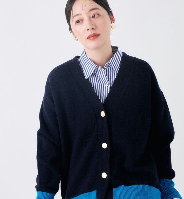 NOLLEY'S「【WEB＆一部店舗限定カラーあり】MUSICゆったりVネックカーディガン」|カーディガン|