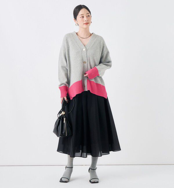 NOLLEY'S「【WEB＆一部店舗限定カラーあり】MUSICゆったりVネックカーディガン」|カーディガン|