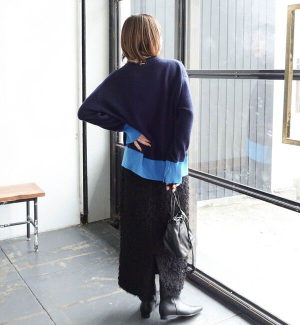 NOLLEY'S「【WEB＆店舗限定カラーあり】MUSICクルーネックプルオーバー」|ニット・セーター|