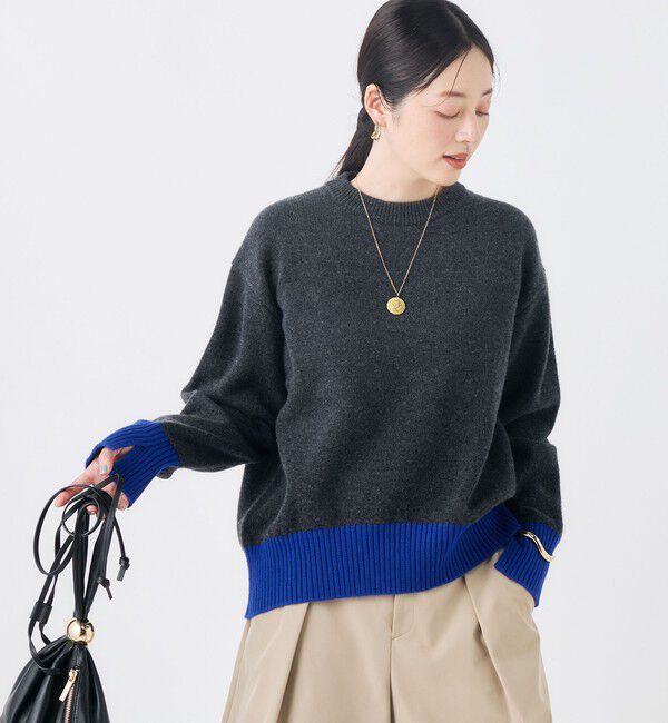 NOLLEY'S「【WEB＆店舗限定カラーあり】MUSICクルーネックプルオーバー」|ニット・セーター|