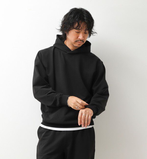 NOLLEY'S goodman「度詰ミニ裏毛ストレッチスウェットフーディー 26AW」|パーカー|