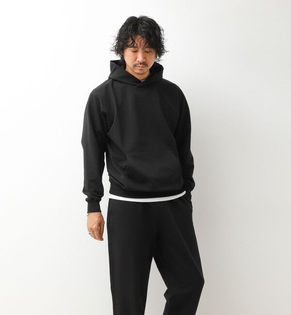 NOLLEY'S goodman「度詰ミニ裏毛ストレッチスウェットフーディー 26AW」|パーカー|