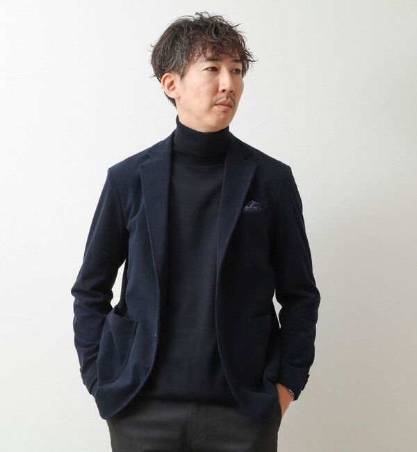 NOLLEY'S goodman「《ビジカジ/セットアップ対応》8Wトリコットコーデュロイ イージーJK 26AW」|テーラードジャケット|
