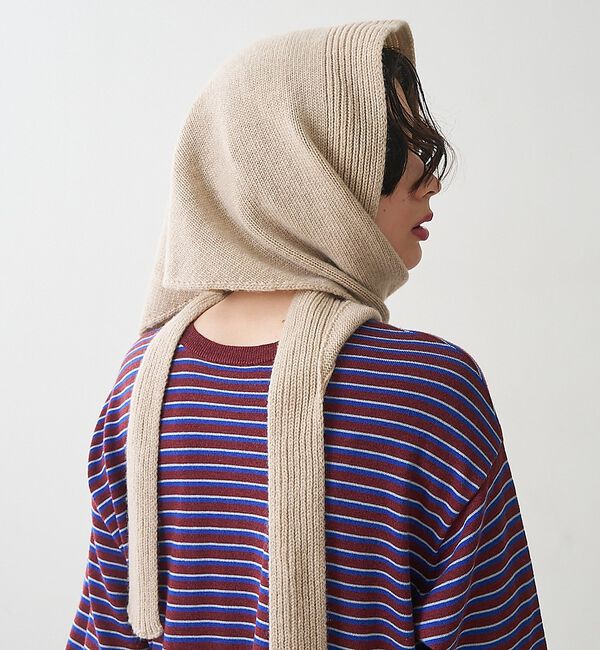 collex「【WEB限定】【WILLIAM BRUNTON】 HEAD SCARF  ニット」|マフラー|