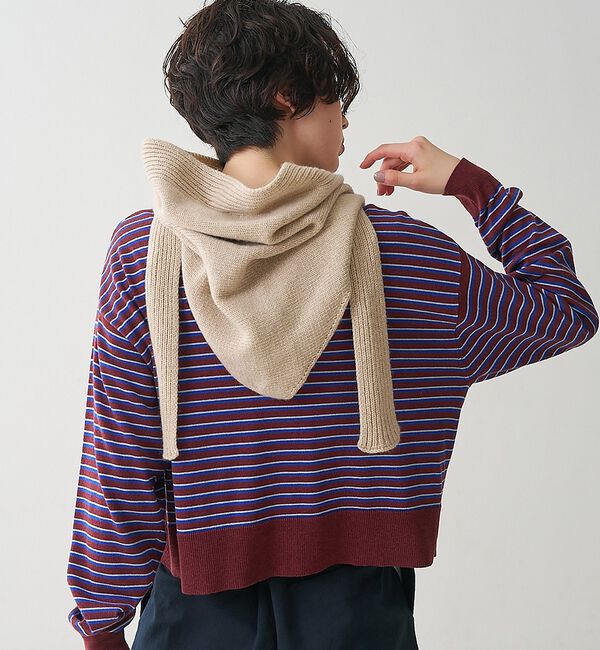 collex「【WEB限定】【WILLIAM BRUNTON】 HEAD SCARF  ニット」|マフラー|