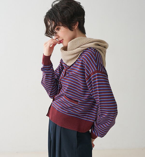 collex「【WEB限定】【WILLIAM BRUNTON】 HEAD SCARF  ニット」|マフラー|