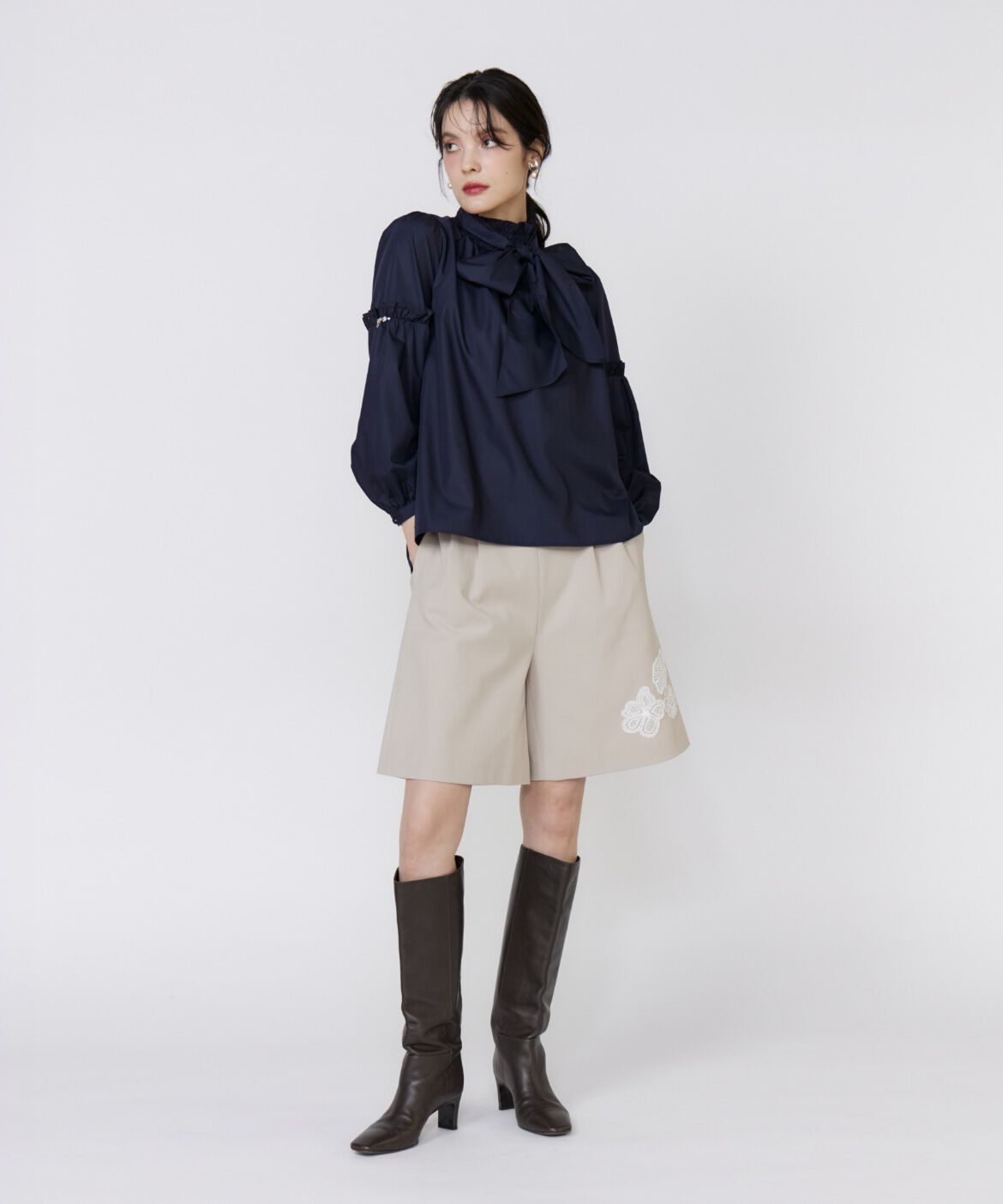Maglie le cassetto「《ﾌﾗﾝﾄﾞﾙ45周年限定ｺﾚｸｼｮﾝ》ﾌﾗﾜｰﾓﾁｰﾌｷｭﾛｯﾄ《M 」|キュロット|