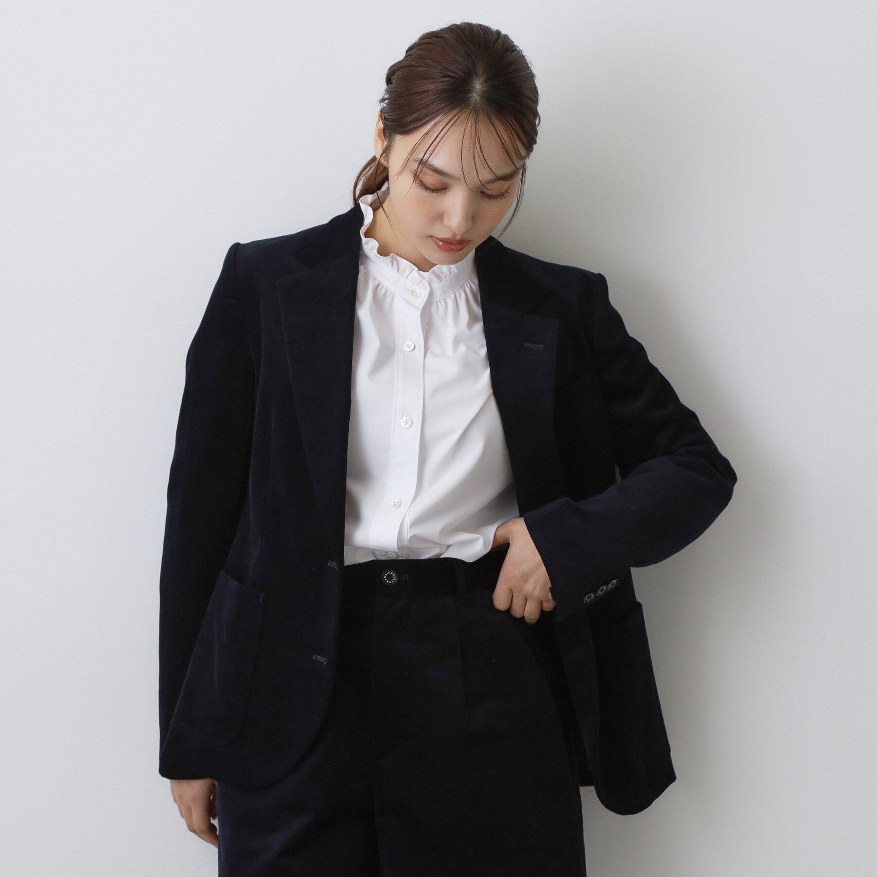 DRESSTERIOR「【セットアップ可】ストレッチカルゼ ジャケット」|テーラードジャケット|