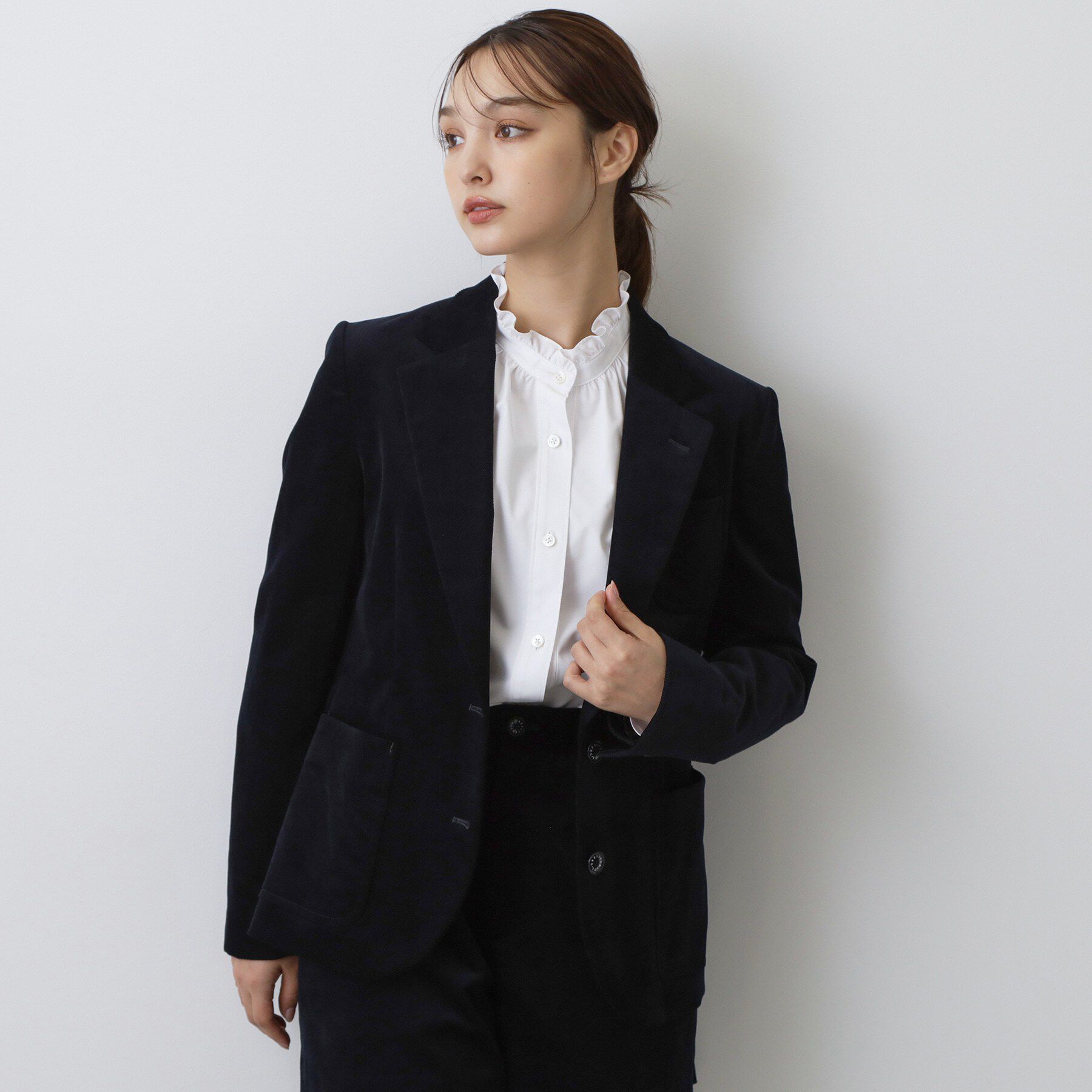 DRESSTERIOR「【セットアップ可】ストレッチカルゼ ジャケット」|テーラードジャケット|