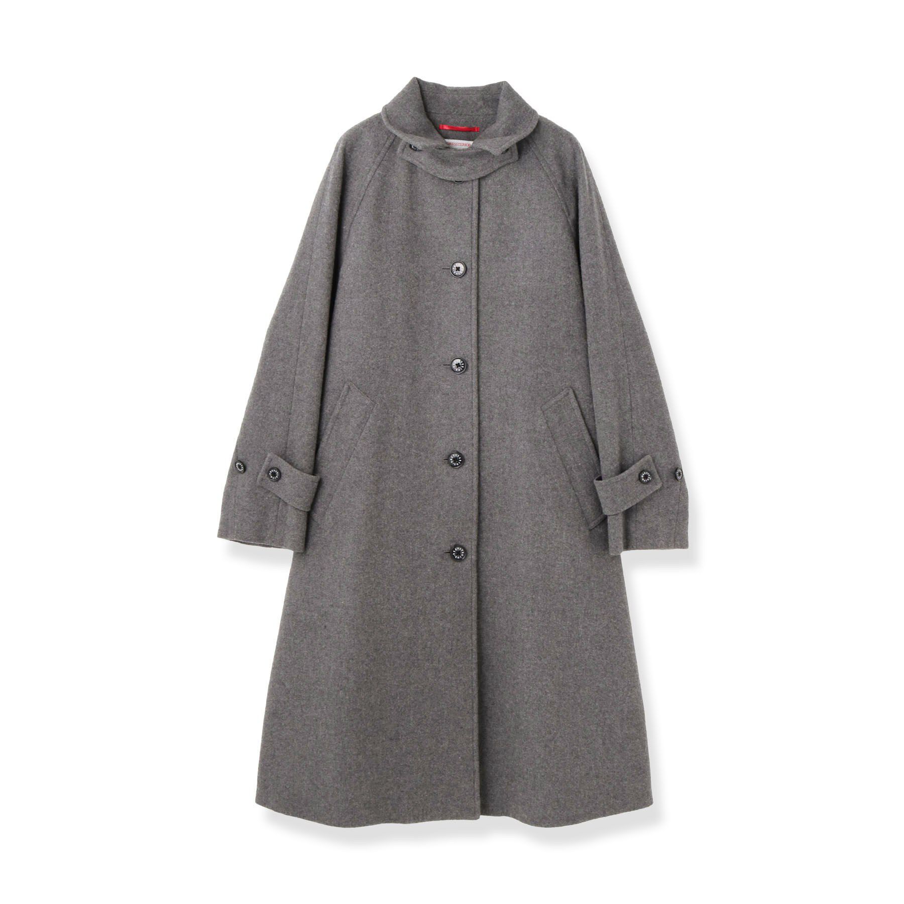 DRESSTERIOR「スーパー110sウールステンカラーコート」|ステンカラーコート|