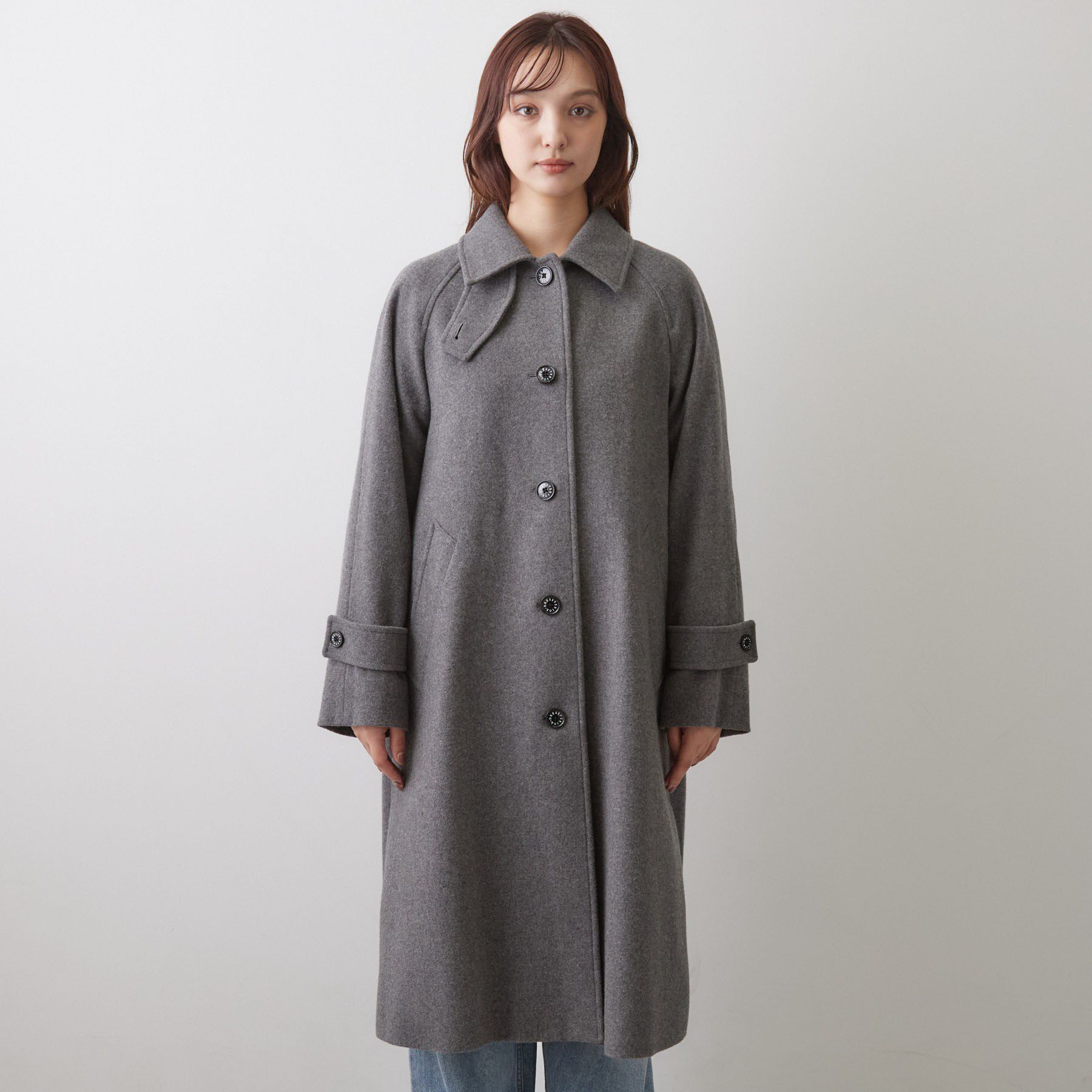 DRESSTERIOR「スーパー110sウールステンカラーコート」|ステンカラーコート|