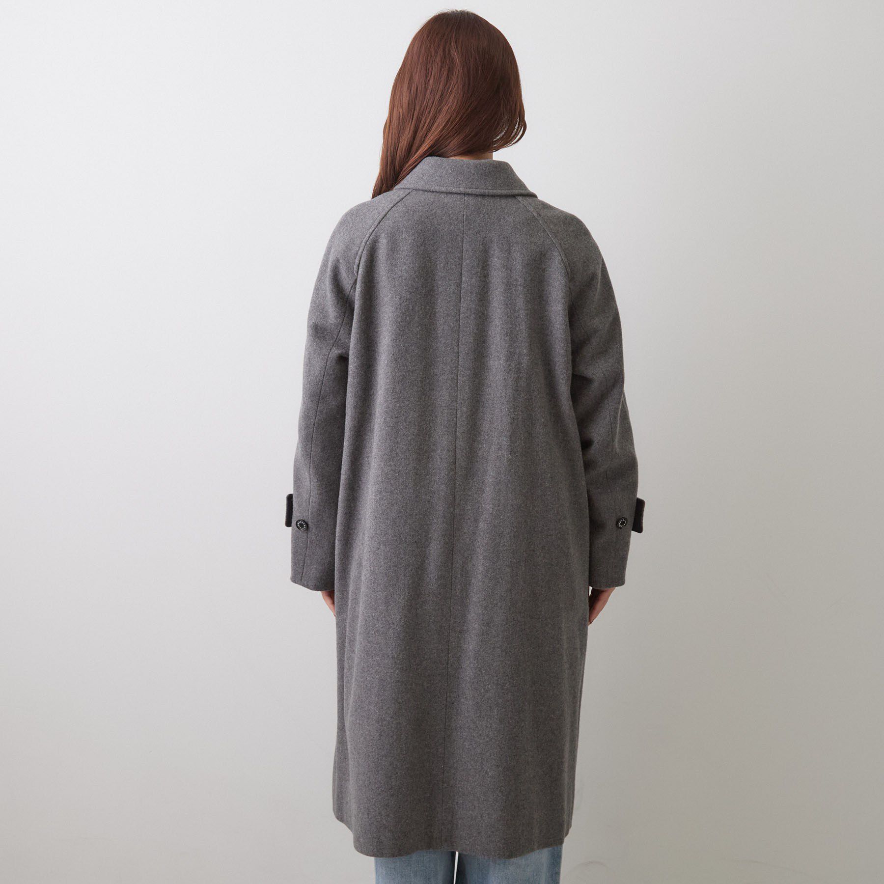 DRESSTERIOR「スーパー110sウールステンカラーコート」|ステンカラーコート|