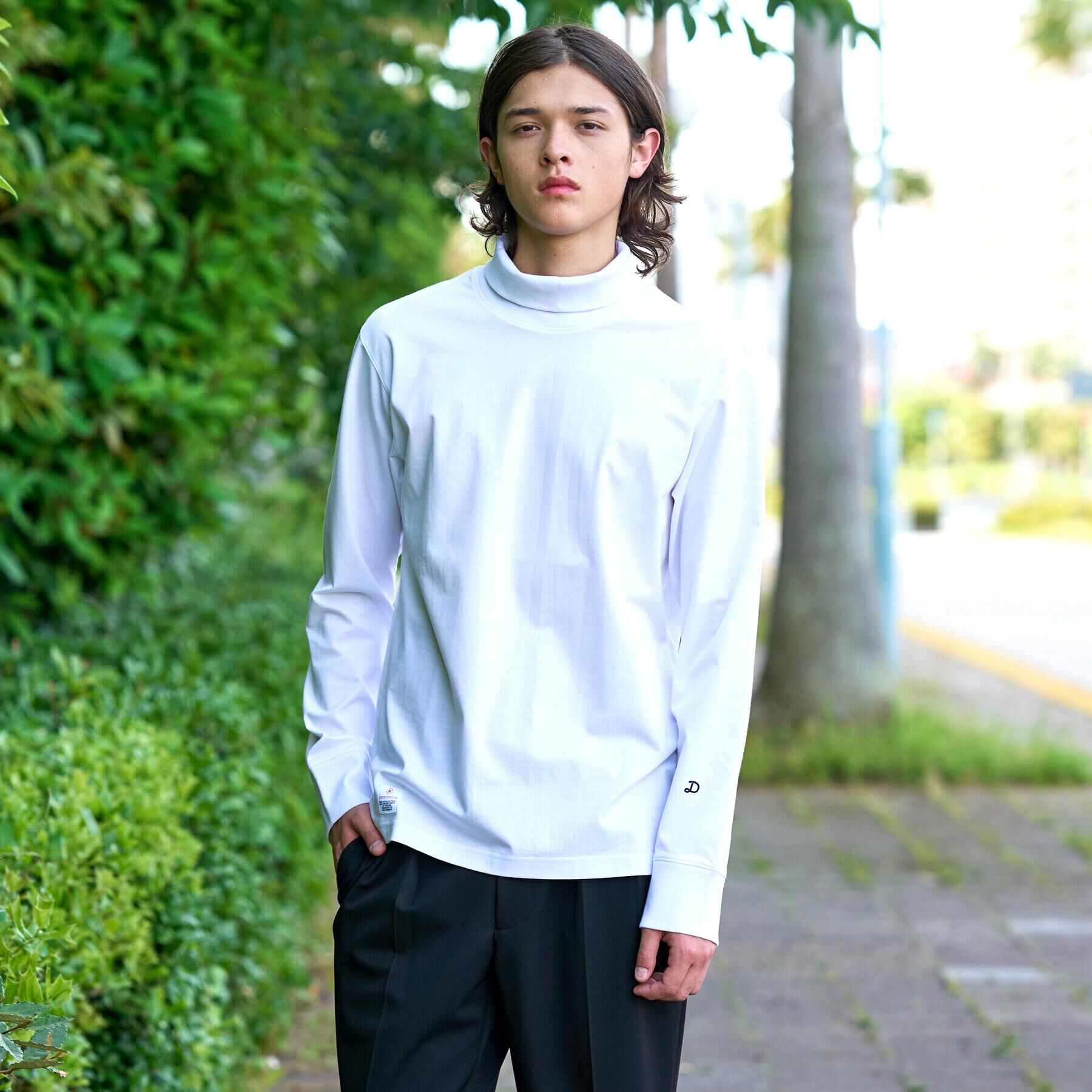 DRESSTERIOR「【抗菌防臭/しわ防止】クールデオドラント オフタートルカットソー」|Tシャツ・カットソー|