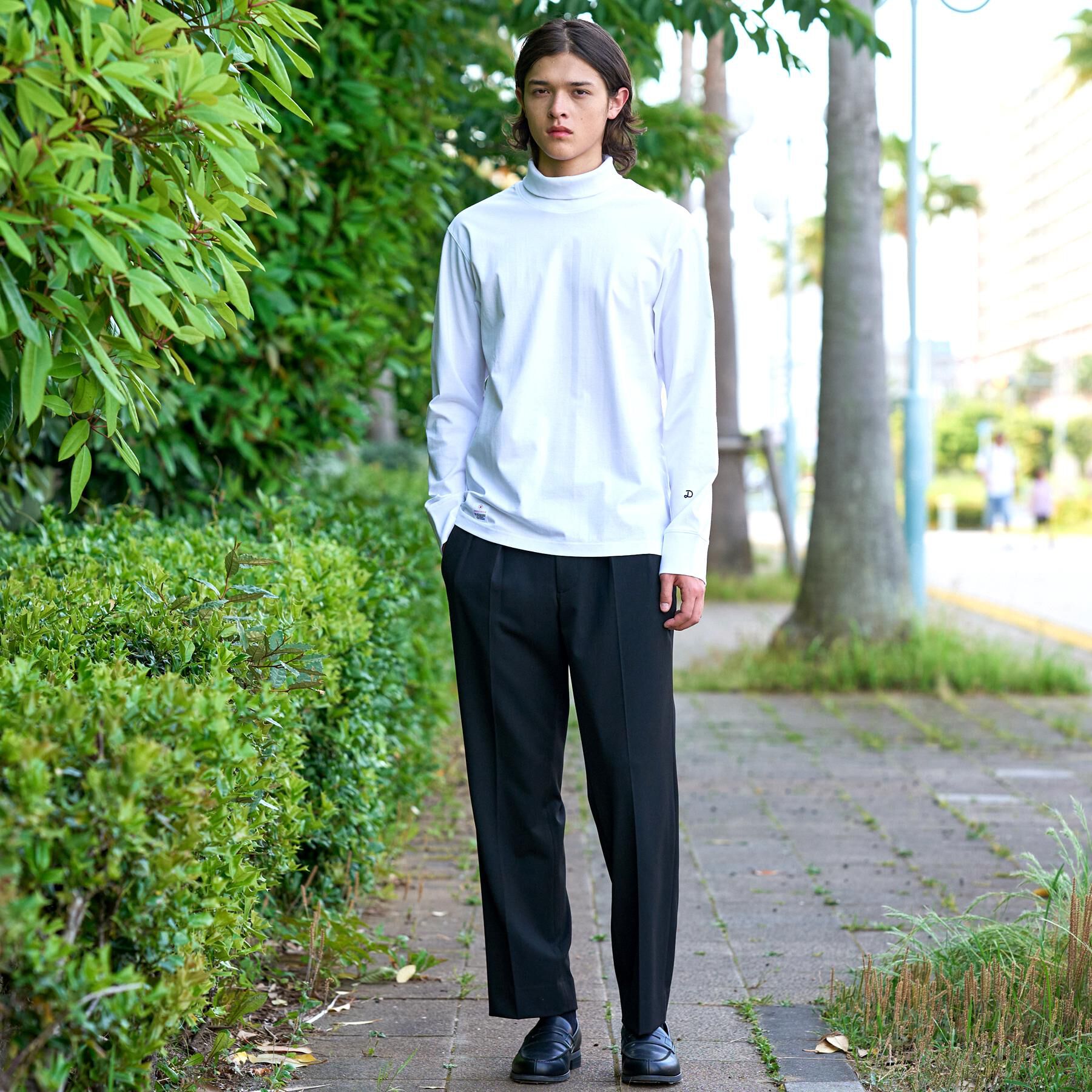 DRESSTERIOR「【抗菌防臭/しわ防止】クールデオドラント オフタートルカットソー」|Tシャツ・カットソー|