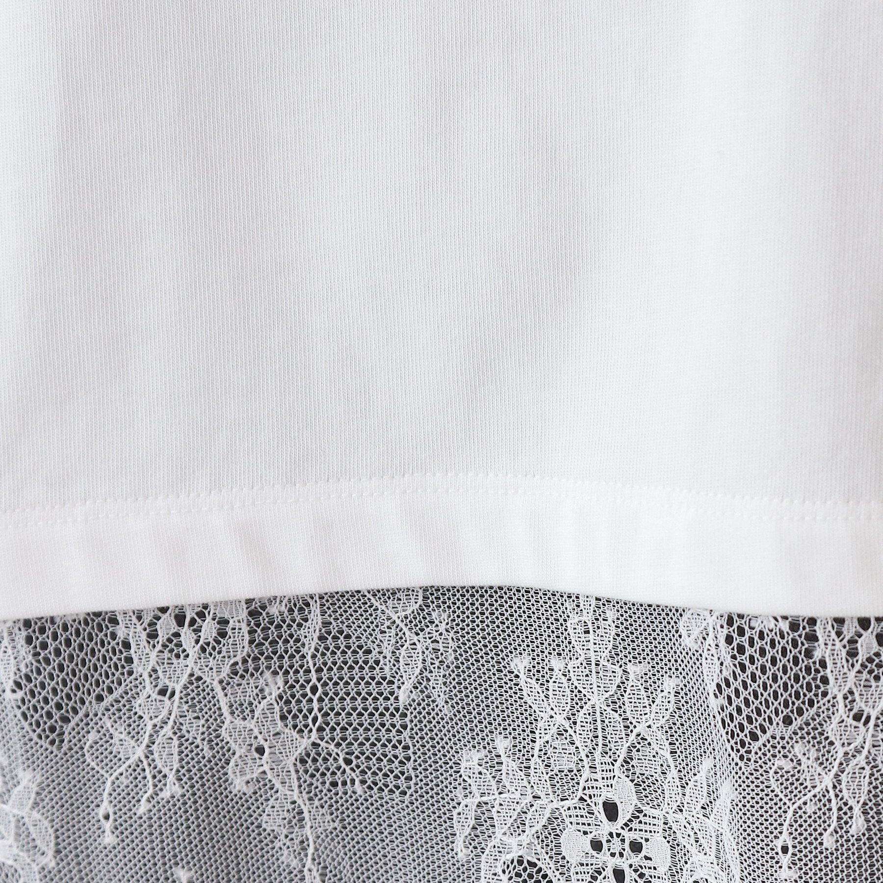 DRESSTERIOR「レースヘム ロングスリーブプルオーバー」|Tシャツ・カットソー|