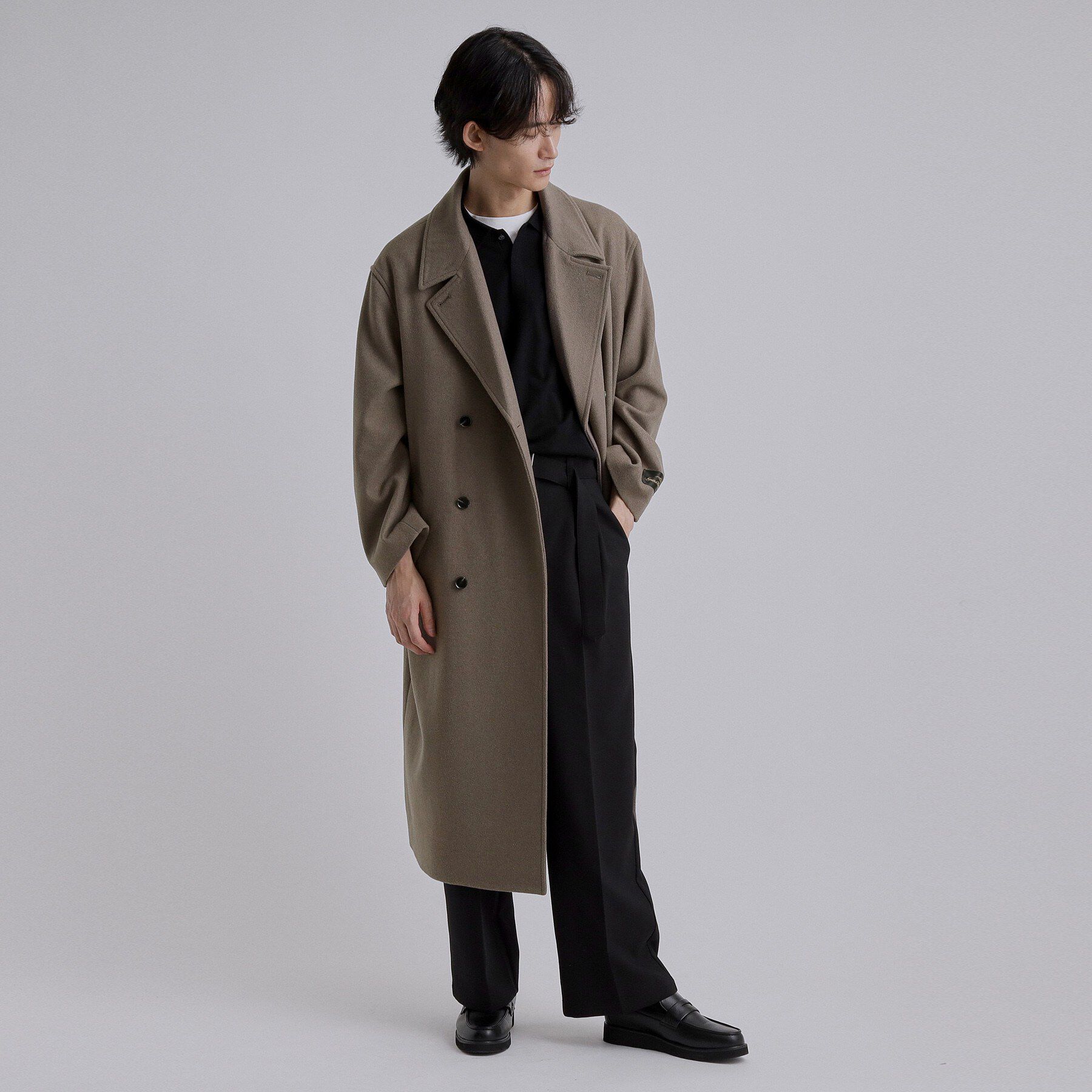 tk.TAKEO KIKUCHI「【昨年秋冬人気NO1】2WAYダブルオーバーチェスターコート/メルトン/ウールブレンド/ロングコート」|その他|