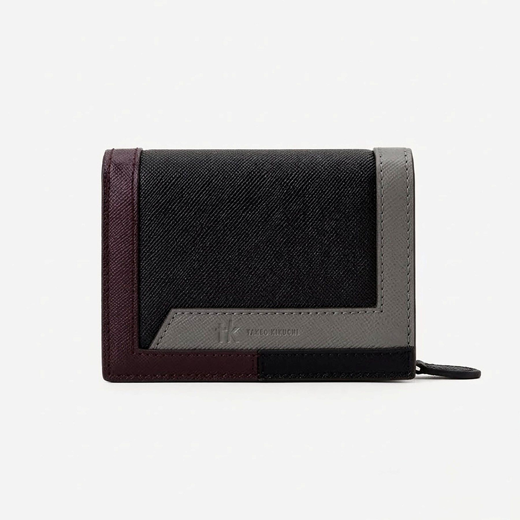 tk.TAKEO KIKUCHI「【本革】トリミングミニウォレット」|財布|ボルドー(564)