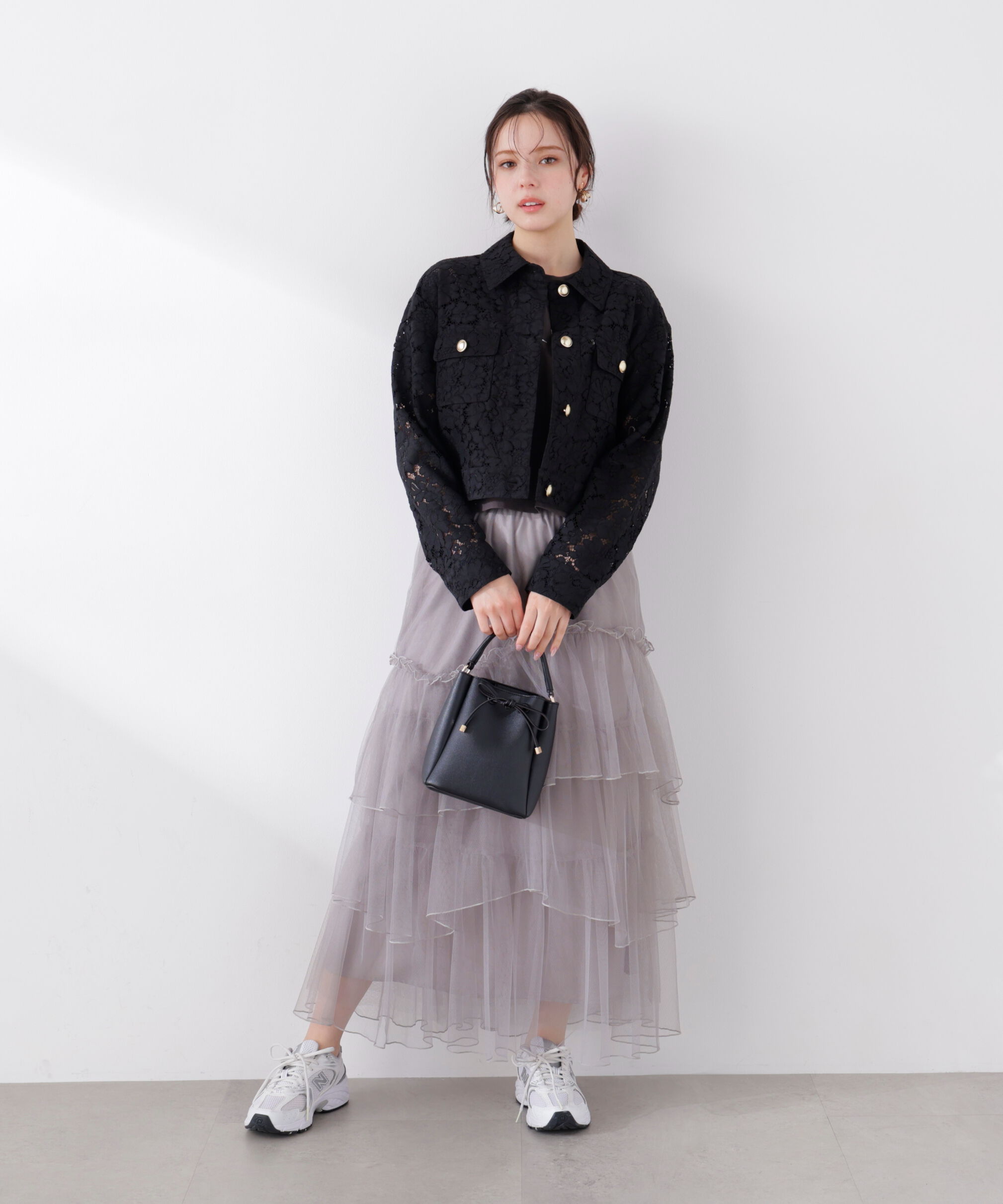 PROPORTION BODY DRESSING「レースブルゾン　26SS」|ブルゾン・スタジャン|