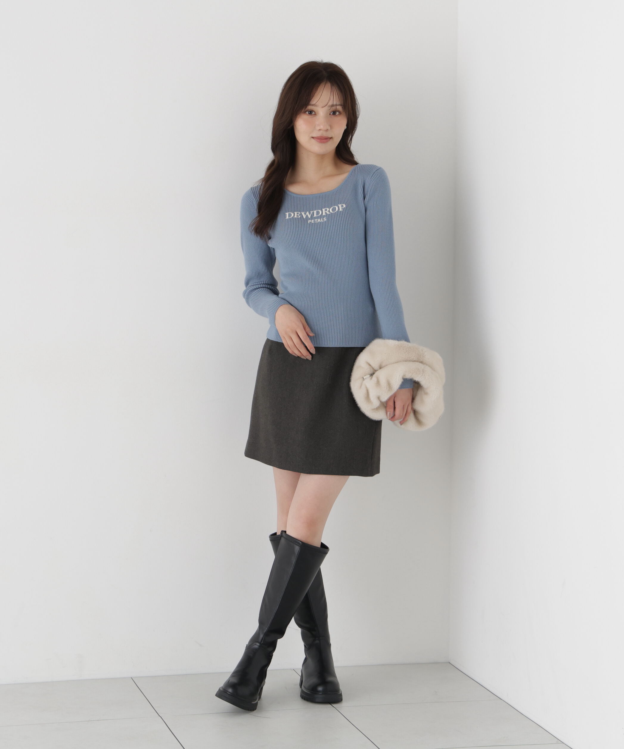PROPORTION BODY DRESSING「＜a/mie＞ミニスカート（インナーパンツ付き）」|スカート|