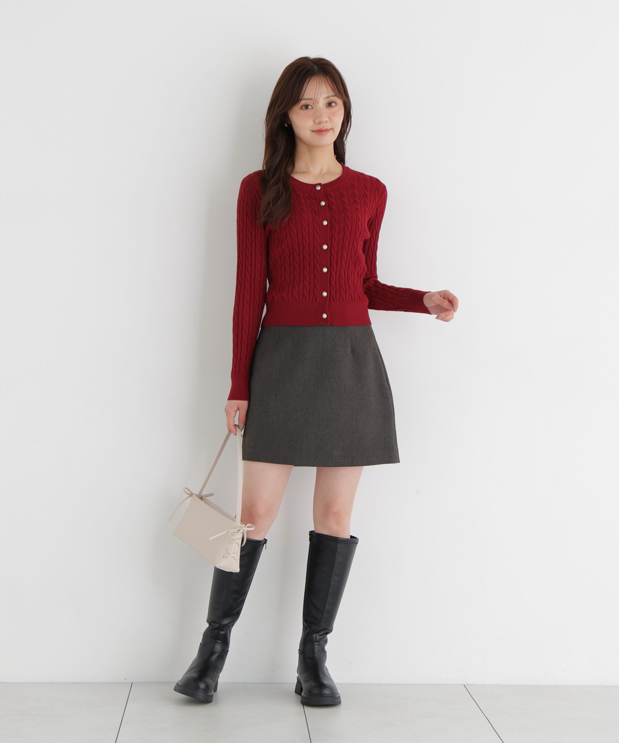 PROPORTION BODY DRESSING「＜a/mie＞ミニスカート（インナーパンツ付き）」|スカート|