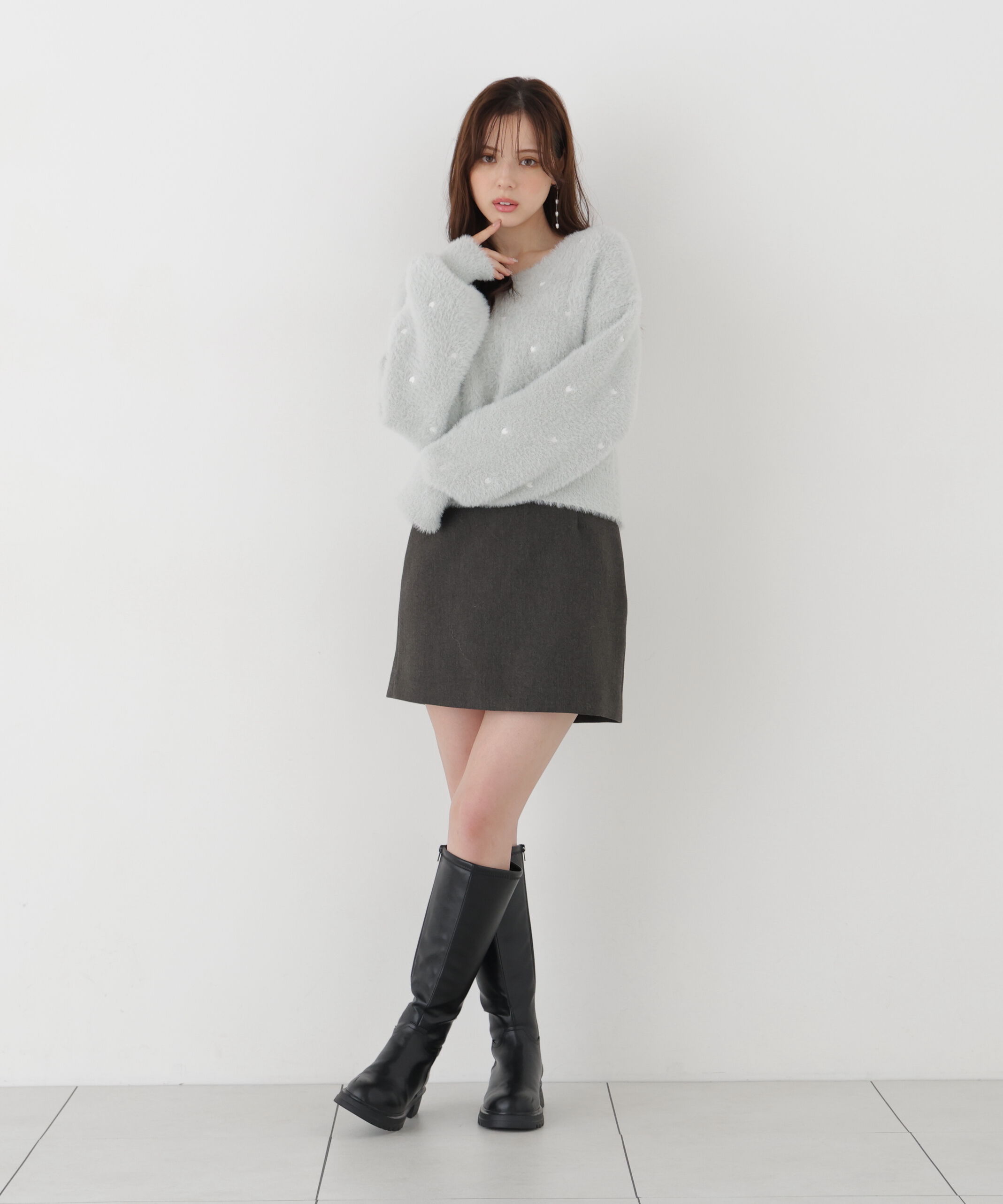 PROPORTION BODY DRESSING「＜a/mie＞ミニスカート（インナーパンツ付き）」|スカート|