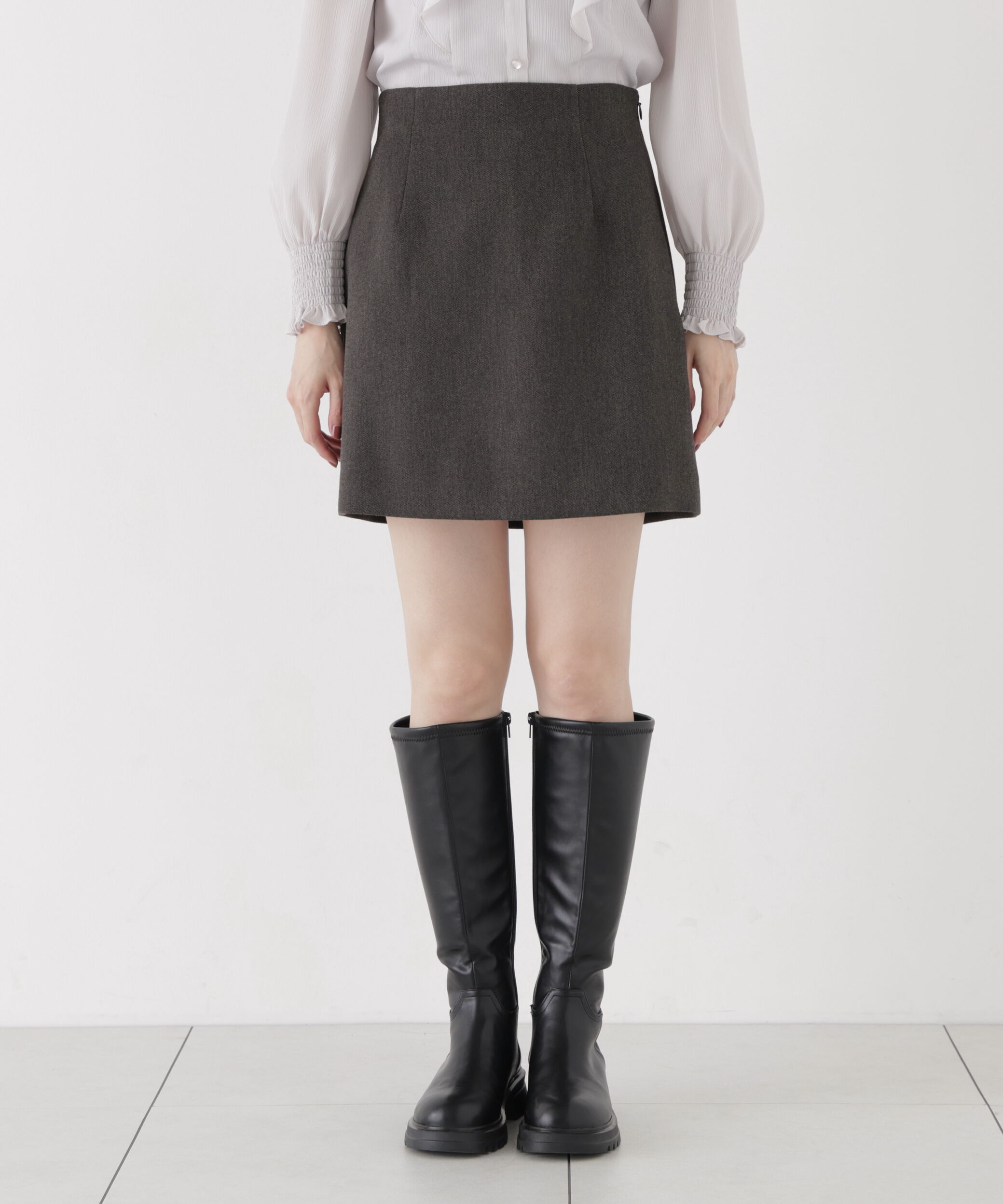 PROPORTION BODY DRESSING「＜a/mie＞ミニスカート（インナーパンツ付き）」|スカート|