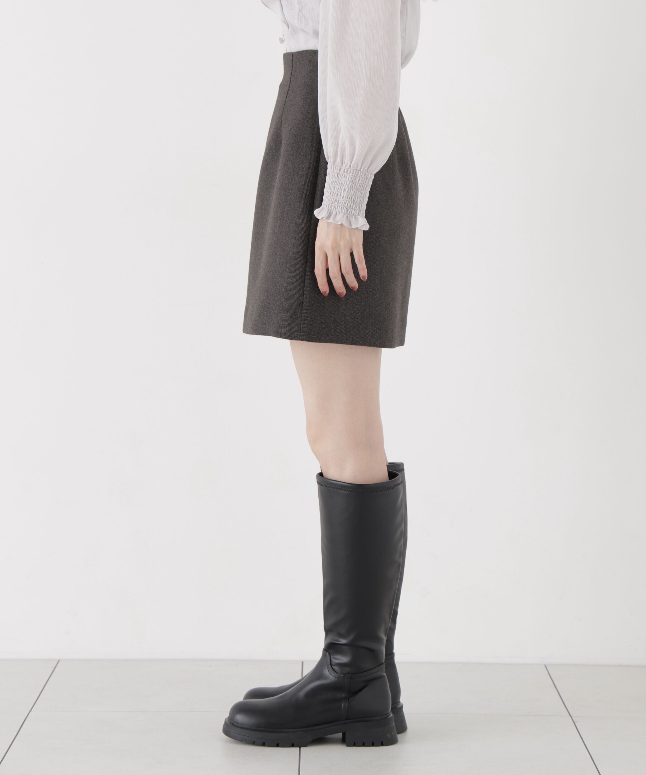 PROPORTION BODY DRESSING「＜a/mie＞ミニスカート（インナーパンツ付き）」|スカート|