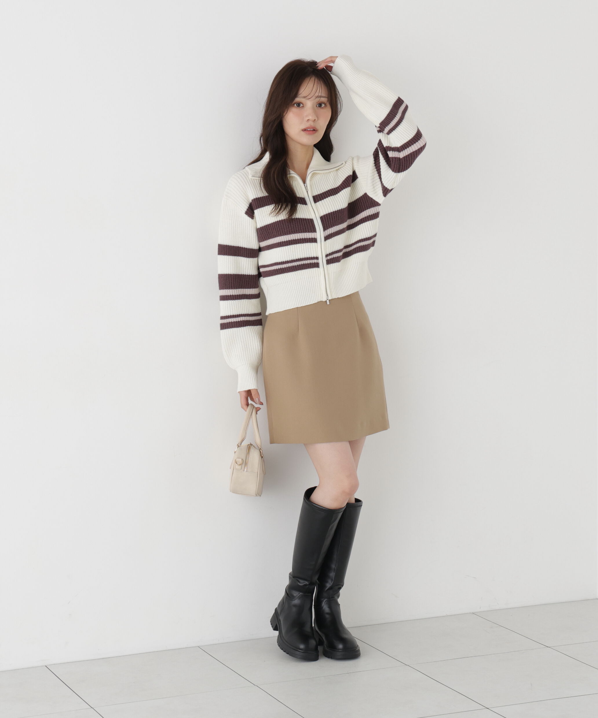 PROPORTION BODY DRESSING「＜a/mie＞ミニスカート（インナーパンツ付き）」|スカート|
