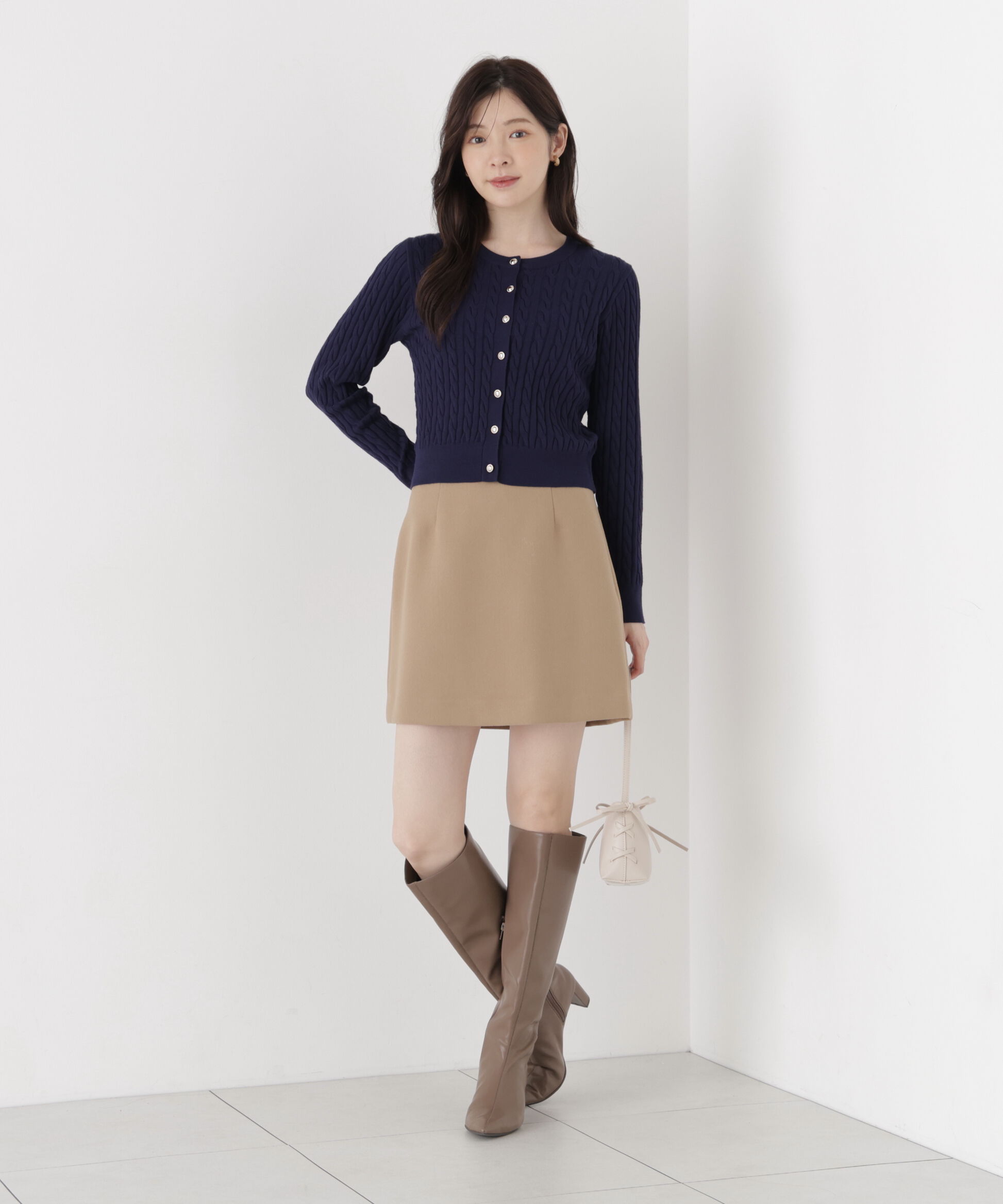PROPORTION BODY DRESSING「＜a/mie＞ミニスカート（インナーパンツ付き）」|スカート|