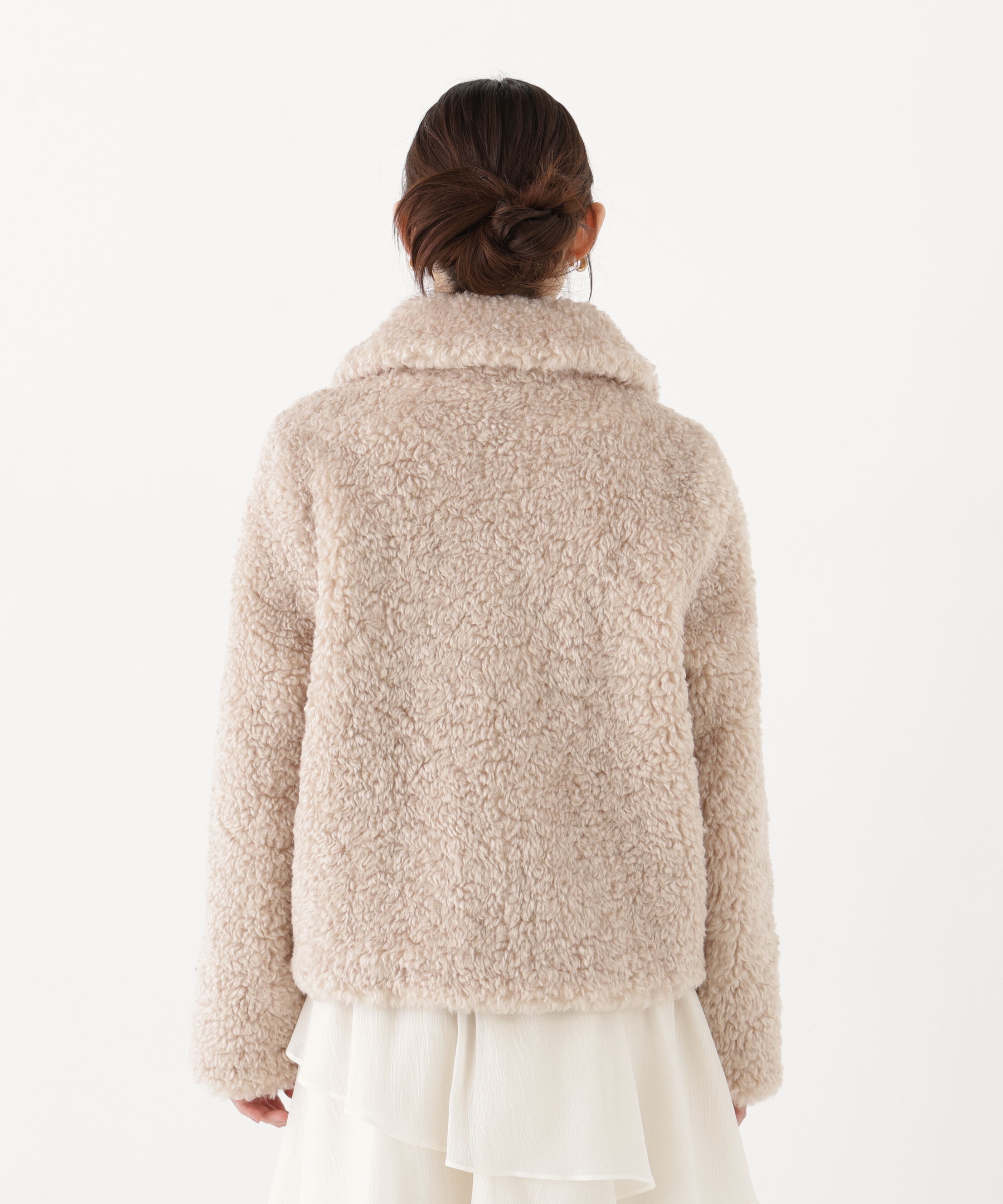 PROPORTION BODY DRESSING「衿付きフェイクファーブルゾン 26AW」|ブルゾン・スタジャン|