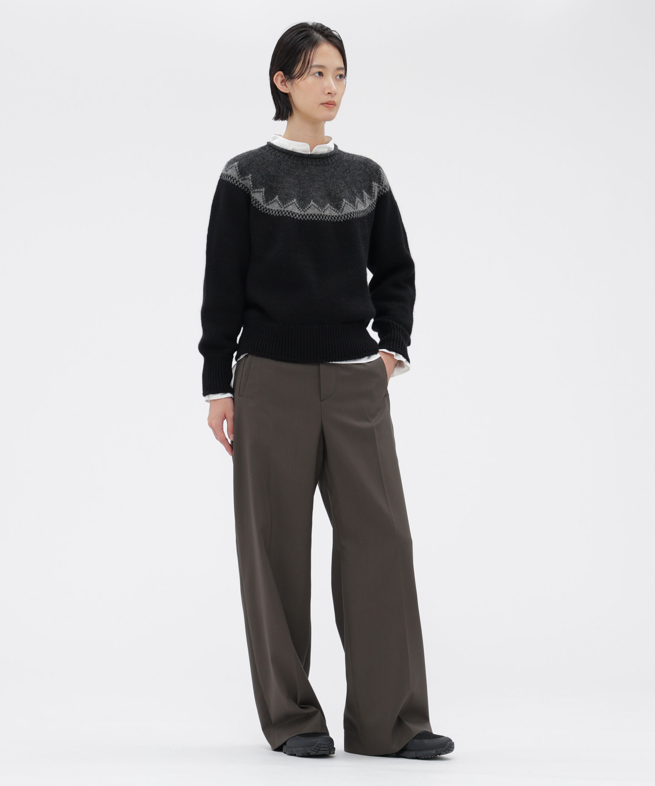  「WASHABLE WOOL PLAINWEAVE TROUSERS」|その他|