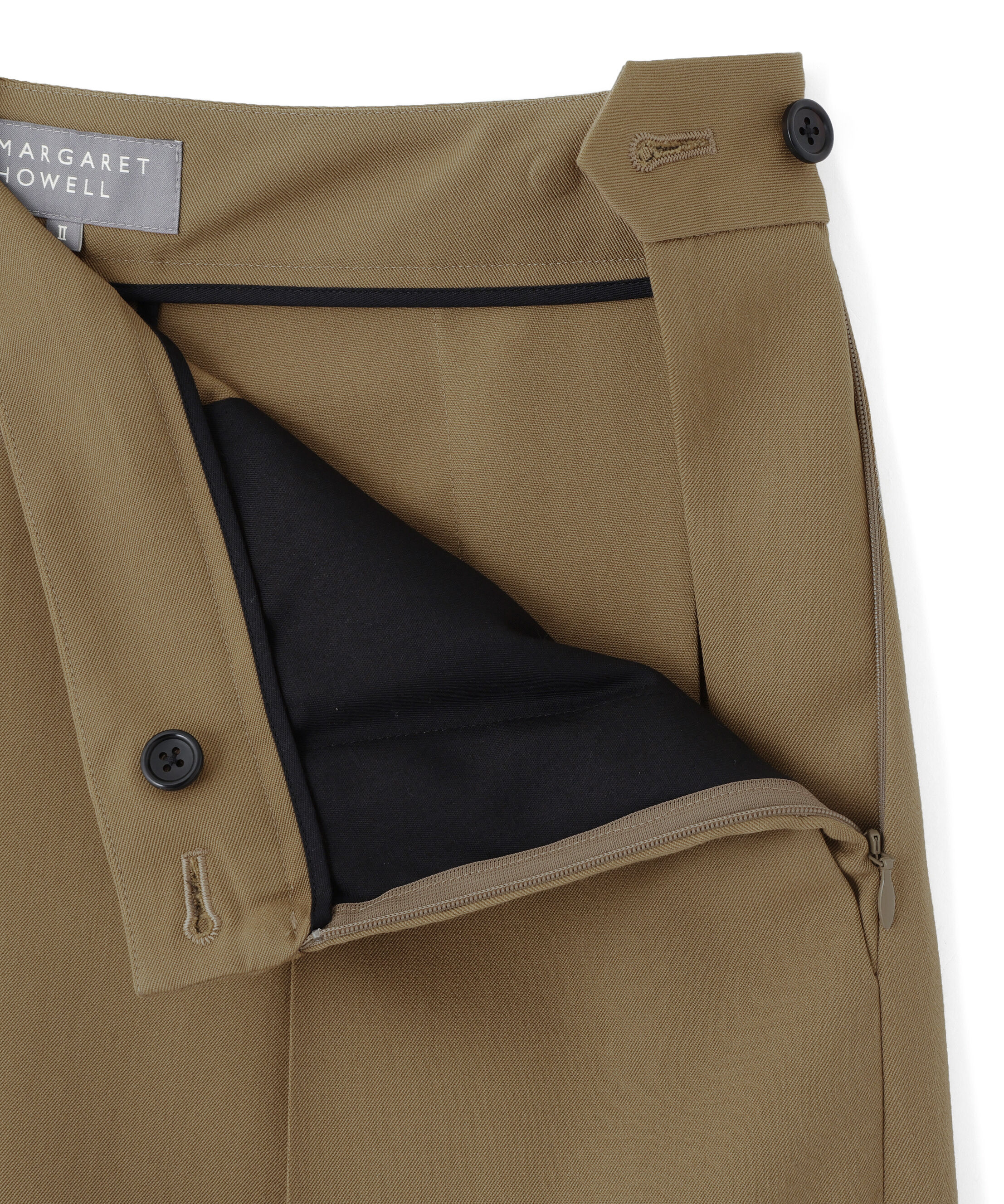  「FLUID WOOL TROUSERS」|キュロット|