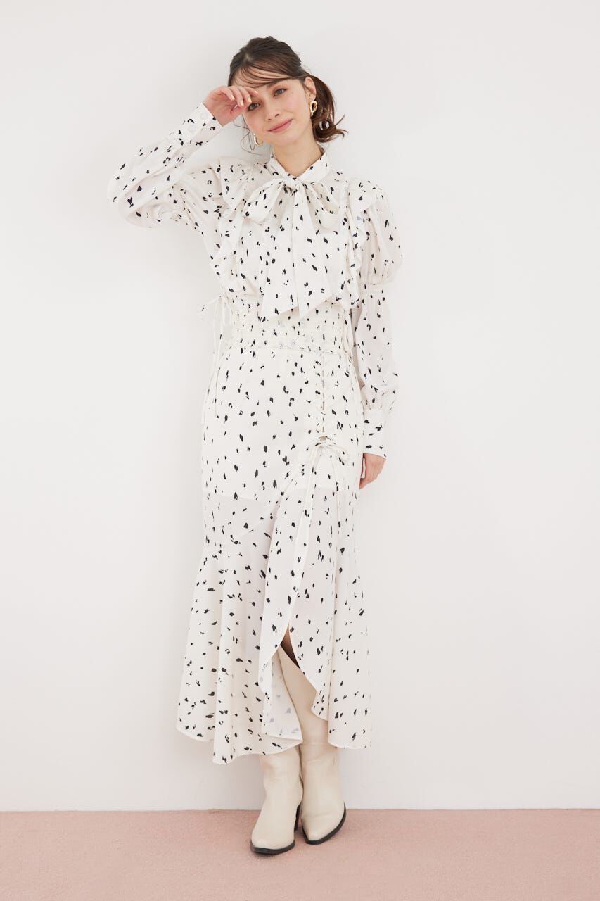 rienda「レースアップマーメイドスコートショートパンツ」|その他|WHT