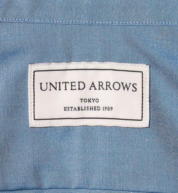 UNITED ARROWS「イージーケア AG シャンブレー タブカラー ドレスシャツ -抗菌防臭-」|シャツ・ブラウス|